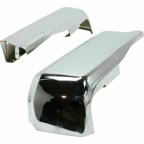 BUMPER FACE BAR RR LH/RH (SET) CHROME W/O SENSOR REPLACEMENT FOR FORD PICKUP F150 POLICE RESPONDER 2020 PARTSLINK NUMBER FO1102380 BUMPER FACE BAR RR LH/RH (SET) CHROME W/O SENSOR REPLACEMENT FOR FORD PICKUP F150 POLICE RESPONDER 2020 PARTSLINK NUMBER FO1102380