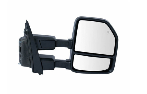 DOOR MIRROR RH POWER DUAL HTD W/MEMORY/SIGNAL/SIDE MARKER/PUDDLE LAMP/TEMPERATURE CONTROL/POWER FOLD EXTEND TOW TYPE REPLACEMENT FOR FORD PICKUP F150-2015-2020 2020 PARTSLINK NUMBER FO1321640