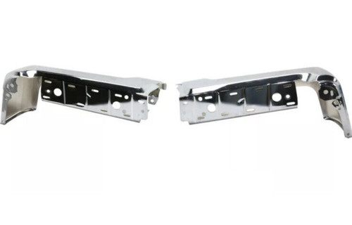 BUMPER FACE BAR RR LH/RH (SET) CHROME STEEL W/O SENSOR HOLES REPLACEMENT FOR FORD PICKUP FORD SUPERDUTY-1997-2020(F250-F350) 2020 PARTSLINK NUMBER FO1102386 BUMPER FACE BAR RR LH/RH (SET) CHROME STEEL W/O SENSOR HOLES REPLACEMENT FOR FORD PICKUP FORD SUPERDUTY-1997-2020(F250-F350) 2020 PARTSLINK NUMBER FO1102386