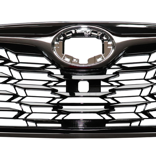 GRILLE FR PTD BLACK W/CHROME MOLDING USE W/O CAMERA FOR LTD MODELS REPLACEMENT FOR TOYOTA HIGHLANDER HYBRID 2022 PARTSLINK NUMBER TO1200456 GRILLE FR PTD BLACK W/CHROME MOLDING USE W/O CAMERA FOR LTD MODELS REPLACEMENT FOR TOYOTA HIGHLANDER HYBRID 2022 PARTSLINK NUMBER TO1200456