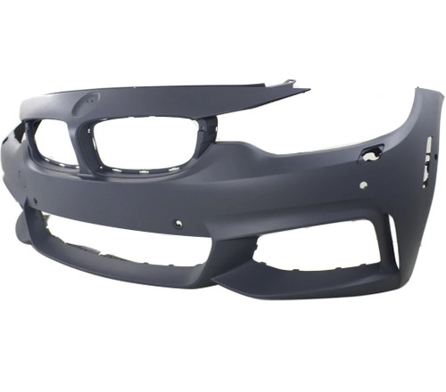 BUMPER FR PRIMED W/WASHER/PAK AID/PARK ASSIST/M-PKG W/O CAMERA  REPLACEMENT FOR BMW 430I GRAN COUPE 2019 PARTSLINK NUMBER BM1000344