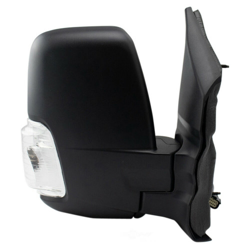 DOOR MIRROR RH POWER TEXTURED SHORT ARM 12 PIN CONNECTOR W/SIGNAL/BLIND SPOT/POWER FOLD FOR MEDIUM/HIGH ROOF REPLACEMENT FOR FORD TRANSIT T-350HD PASSNGR VAN 2020 PARTSLINK NUMBER FO1321654