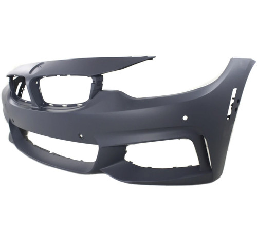 BUMPER FR PRIMED W/O WASHER W/PARK AID/CAMERA/PARK ASSIST/M-PKG  REPLACEMENT FOR BMW 440I CONVERTIBLE 2019 PARTSLINK NUMBER BM1000340