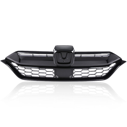 GRILLE FR BRIGHT BLACK BARE OF ALL MOULDINGS REPLACEMENT FOR HONDA CRV 2020 PARTSLINK NUMBER HO1200247