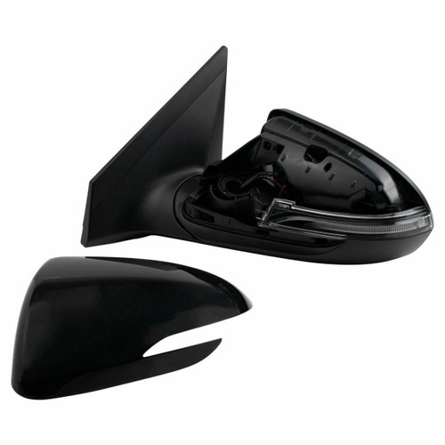 DOOR MIRROR LH POWER PTM W/BLIND SPOT/HTD/SIGNAL US BUILT REPLACEMENT FOR HYUNDAI ELANTRA SEDAN-2011-2023 2020 PARTSLINK NUMBER HY1320266