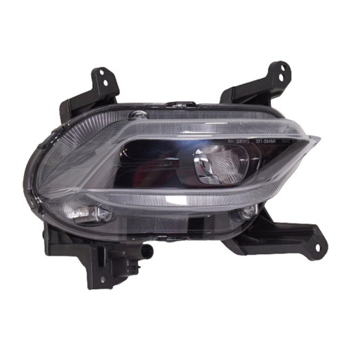 FOG LAMP RH LED HQ REPLACEMENT FOR HYUNDAI SANTA FE-(2019-2020) 2020 PARTSLINK NUMBER HY2593172