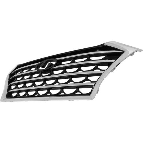 GRILLE FR PTD BLACK CHROME MOLDING W/O CAMERA REPLACEMENT FOR HYUNDAI TUCSON 2020 PARTSLINK NUMBER HY1200233 GRILLE FR PTD BLACK CHROME MOLDING W/O CAMERA REPLACEMENT FOR HYUNDAI TUCSON 2020 PARTSLINK NUMBER HY1200233