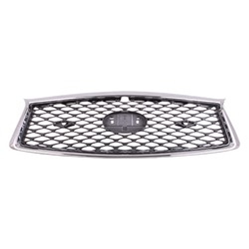 GRILLE PTD GRAY W/CHROME FRAME W/SENSOR/CAMERA REPLACEMENT FOR INFINITI Q50 SEDAN 2020 PARTSLINK NUMBER IN1200138 GRILLE PTD GRAY W/CHROME FRAME W/SENSOR/CAMERA REPLACEMENT FOR INFINITI Q50 SEDAN 2020 PARTSLINK NUMBER IN1200138