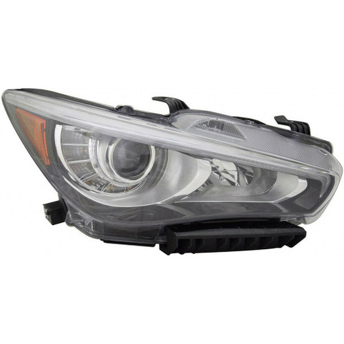 HEAD LAMP RH LED HQ REPLACEMENT FOR INFINITI Q50 SEDAN 2020 PARTSLINK NUMBER IN2503179 HEAD LAMP RH LED HQ REPLACEMENT FOR INFINITI Q50 SEDAN 2020 PARTSLINK NUMBER IN2503179