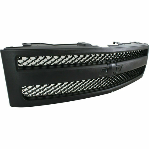 GRILLE PAINTE BLACK REPLACEMENT FOR CHEVROLET PICKUP CHEVY SILVERADO-1500 99-13,2500-3500 99-10 2010 PARTSLINK NUMBER GM1200578