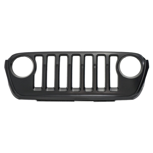 GRILLE PRIMED BLACK USE W/O TRIM RING MOULDING FOR JL BODY SPORT MODEL REPLACEMENT FOR JEEP GLADIATOR 2020 PARTSLINK NUMBER CH1200407