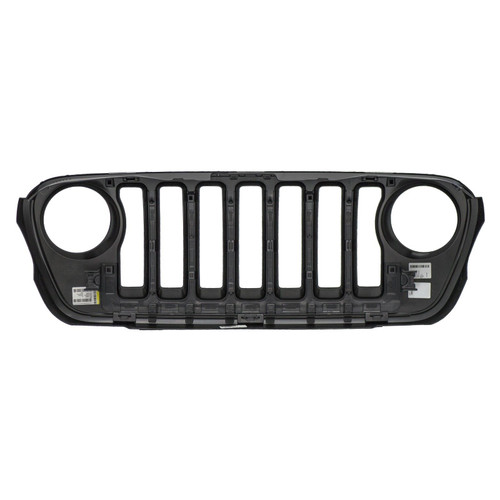 GRILLE PRIMED BLACK USE W/O TRIM RING MOULDING FOR JL BODY SPORT MODEL REPLACEMENT FOR JEEP WRANGLER JL 2020 PARTSLINK NUMBER CH1200407