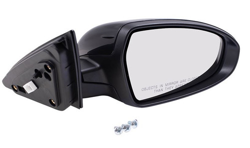 DOOR MIRROR RH POWER HTD GLOSS BLACK W/SIGNAL REPLACEMENT FOR KIA FORTE 2020 PARTSLINK NUMBER KI1321227