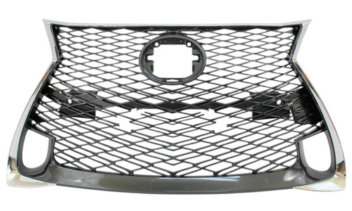 GRILLE PTD BLACK W/CHROME MOULDING W/SENSOR/F-SPORT PKG REPLACEMENT FOR LEXUS GS350 2020 PARTSLINK NUMBER LX1200192 GRILLE PTD BLACK W/CHROME MOULDING W/SENSOR/F-SPORT PKG REPLACEMENT FOR LEXUS GS350 2020 PARTSLINK NUMBER LX1200192