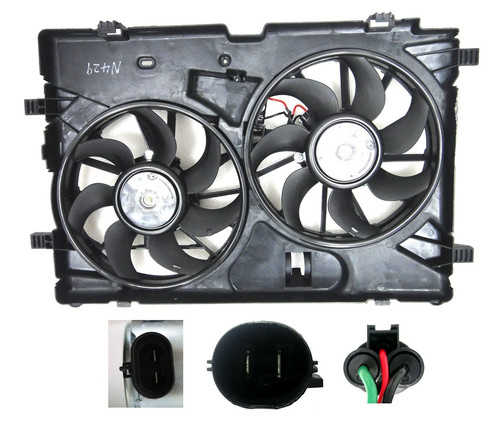 COOLING FAN ASSY 3.5L REPLACEMENT FOR  FORD FUSION 2010 PARTSLINK NUMBER FO3115181