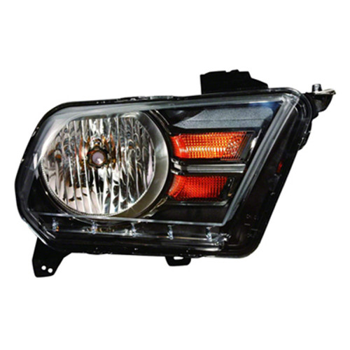 HEAD LAMP RH HALOGEN CAPA REPLACEMENT FOR  FORD MUSTANG GT 2010 PARTSLINK NUMBER FO2503276C HEAD LAMP RH HALOGEN CAPA REPLACEMENT FOR  FORD MUSTANG GT 2010 PARTSLINK NUMBER FO2503276C