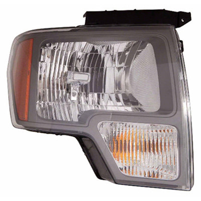 HEAD LAMP RH FX2 MODEL STERLING GRAY TRIM CAPA REPLACEMENT FOR FORD PICKUP FORD LIGHTDUTY - 1997-2014 (F150) 2010 PARTSLINK NUMBER FO2503297C HEAD LAMP RH FX2 MODEL STERLING GRAY TRIM CAPA REPLACEMENT FOR FORD PICKUP FORD LIGHTDUTY - 1997-2014 (F150) 2010 PARTSLINK NUMBER FO2503297C