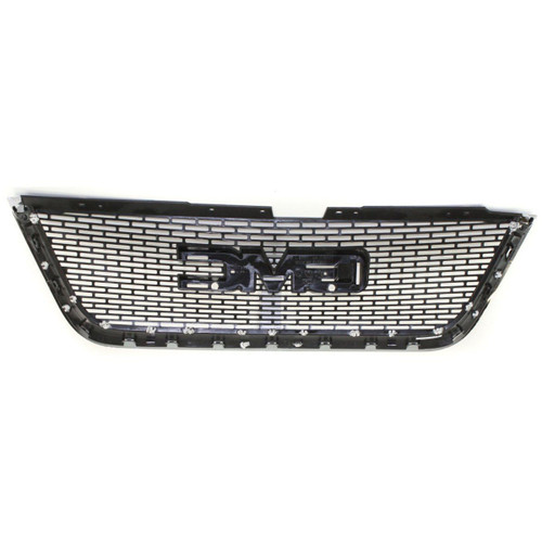GRILLE MATTE-BLACK W/CHROME MLDG REPLACEMENT FOR GMC ACADIA  2010 PARTSLINK NUMBER GM1200585