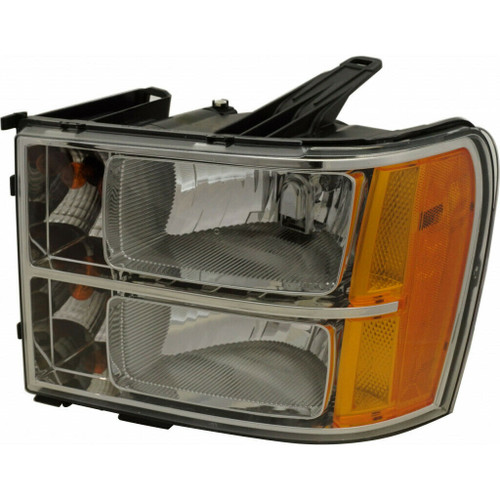 HEAD LAMP LH HQ REPLACEMENT FOR GMC PICKUP GMC SIERRA -1500 99-13 2500-3500 99-10 2010 PARTSLINK NUMBER GM2502283