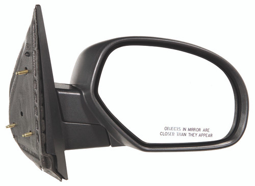 DOOR MIRROR RH MANUAL FOLDING TEXTURED BLACK REPLACEMENT FOR GMC PICKUP GMC SIERRA HYBRID 2010 PARTSLINK NUMBER GM1321332