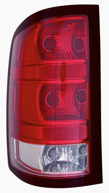 TAIL LAMP LH BASE MODEL W/DARK TRIM/LARGE BULB HQ REPLACEMENT FOR GMC PICKUP GMC SIERRA HYBRID 2010 PARTSLINK NUMBER GM2800254 TAIL LAMP LH BASE MODEL W/DARK TRIM/LARGE BULB HQ REPLACEMENT FOR GMC PICKUP GMC SIERRA HYBRID 2010 PARTSLINK NUMBER GM2800254