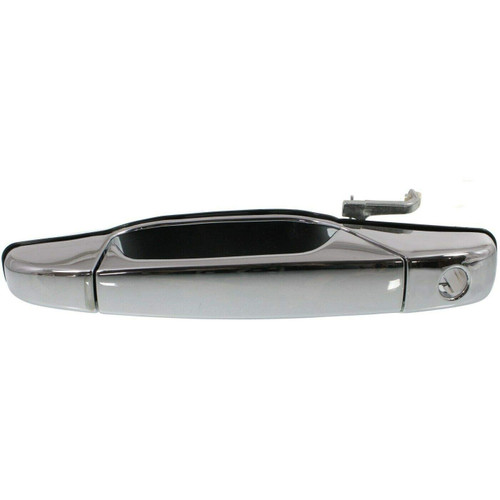 DOOR HANDLE FR LH OUTER CHROME (W/KEY HO) REPLACEMENT FOR GMC YUKON DENALI 2010 PARTSLINK NUMBER GM1310163