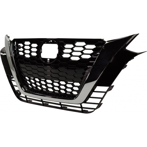 GRILLE PTD BLACK W/CHROME MOULDING W/O CAMERA S/SL/SV MODEL REPLACEMENT FOR NISSAN ALTIMA 2020 PARTSLINK NUMBER NI1200292 GRILLE PTD BLACK W/CHROME MOULDING W/O CAMERA S/SL/SV MODEL REPLACEMENT FOR NISSAN ALTIMA 2020 PARTSLINK NUMBER NI1200292