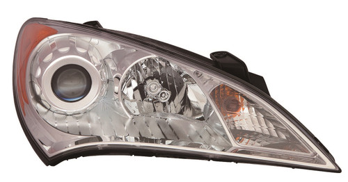 HEAD LAMP RH HQ REPLACEMENT FOR HYUNDAI GENESIS COUPE 2010 PARTSLINK NUMBER HY2503154 HEAD LAMP RH HQ REPLACEMENT FOR HYUNDAI GENESIS COUPE 2010 PARTSLINK NUMBER HY2503154