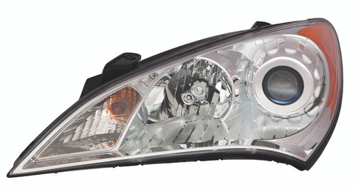 HEAD LAMP LH CAPA REPLACEMENT FOR HYUNDAI GENESIS COUPE 2010 PARTSLINK NUMBER HY2502154C HEAD LAMP LH CAPA REPLACEMENT FOR HYUNDAI GENESIS COUPE 2010 PARTSLINK NUMBER HY2502154C