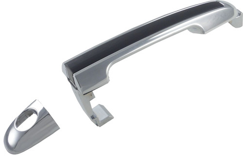 DOOR HANDLE FR LH OUTER (CHROME PLUS BLACK STRIP) REPLACEMENT FOR HYUNDAI SONATA 2010 PARTSLINK NUMBER HY1310123 DOOR HANDLE FR LH OUTER (CHROME PLUS BLACK STRIP) REPLACEMENT FOR HYUNDAI SONATA 2010 PARTSLINK NUMBER HY1310123