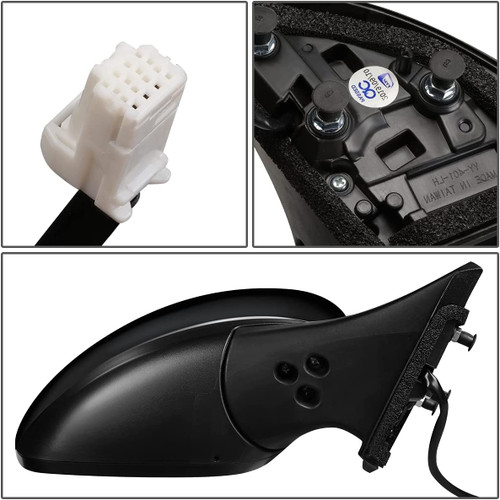 DOOR MIRROR RH POWER PTM REPLACEMENT FOR NISSAN LEAF 2020 PARTSLINK NUMBER NI1321303 DOOR MIRROR RH POWER PTM REPLACEMENT FOR NISSAN LEAF 2020 PARTSLINK NUMBER NI1321303