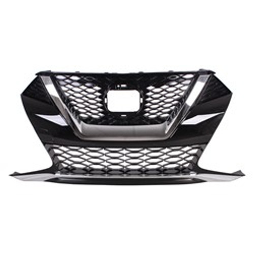 GRILLE PTD BLACK W/CHROME MOULDING W/O CAMERA S/SV/SL MODEL REPLACEMENT FOR NISSAN MAXIMA 2020 PARTSLINK NUMBER NI1200297 GRILLE PTD BLACK W/CHROME MOULDING W/O CAMERA S/SV/SL MODEL REPLACEMENT FOR NISSAN MAXIMA 2020 PARTSLINK NUMBER NI1200297