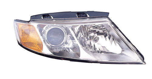 HEAD LAMP RH CHROME HQ REPLACEMENT FOR KIA OPTIMA (2006-) 2010 PARTSLINK NUMBER KI2503151 HEAD LAMP RH CHROME HQ REPLACEMENT FOR KIA OPTIMA (2006-) 2010 PARTSLINK NUMBER KI2503151