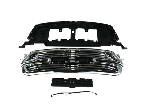 GRILLE CHROME SURROUND W/CHROME BILLETS W/CAMERA LARAMIE MODEL REPLACEMENT FOR RAM PICKUP-RAM-1500-2011-2022 2020 PARTSLINK NUMBER CH1200418 GRILLE CHROME SURROUND W/CHROME BILLETS W/CAMERA LARAMIE MODEL REPLACEMENT FOR RAM PICKUP-RAM-1500-2011-2022 2020 PARTSLINK NUMBER CH1200418