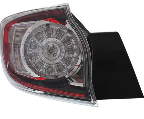 TAIL LAMP LH LED HB HQ REPLACEMENT FOR MAZDA MAZDA 3 SPORT (CANADA) 2010 PARTSLINK NUMBER  MA2800148