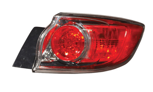 TAIL LAMP RH W/O LED STANDARD HB HQ REPLACEMENT FOR MAZDA MAZDA 3 SPORT (CANADA) 2010 PARTSLINK NUMBER  	MA2801147