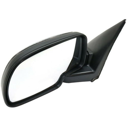 DOOR MIRROR LH POWER CHROME STANDARD STYLE MANUAL FOLDING REPLACEMENT FOR CHEVROLET PICKUP CHEVY SILVERADO - (1500 1999-2013) (2500-3500 1999-2010) 2001 PARTSLINK NUMBER GM1320174
