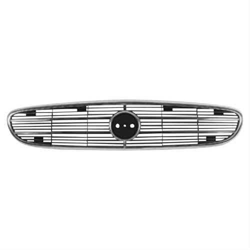 GRILLE CHROME/BLACK LS REPLACEMENT FOR BUICK REGAL 2002 PARTSLINK NUMBER GM1200408 GRILLE CHROME/BLACK LS REPLACEMENT FOR BUICK REGAL 2002 PARTSLINK NUMBER GM1200408
