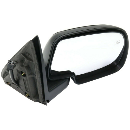 DOOR MIRROR RH POWER HTD W/MANUAL FOLDING W/PUDDLE LAMP TEXTURED W/SMOOTH CAP W/OFF ROAD  REPLACEMENT FOR CHEVROLET PICKUP CHEVY SILVERADO - (1500 1999-2013) (2500-3500 1999-2010) 2001 PARTSLINK NUMBER  GM1321252