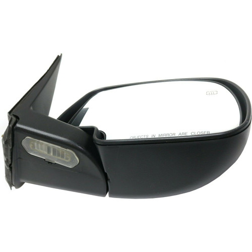 DOOR MIRROR RH POWER HTD W/MANUAL FOLDING W/PUDDLE LAMP TEXTURED W/SMOOTH CAP W/OFF ROAD  REPLACEMENT FOR CHEVROLET PICKUP CHEVY SILVERADO - (1500 1999-2013) (2500-3500 1999-2010) 2001 PARTSLINK NUMBER  GM1321252