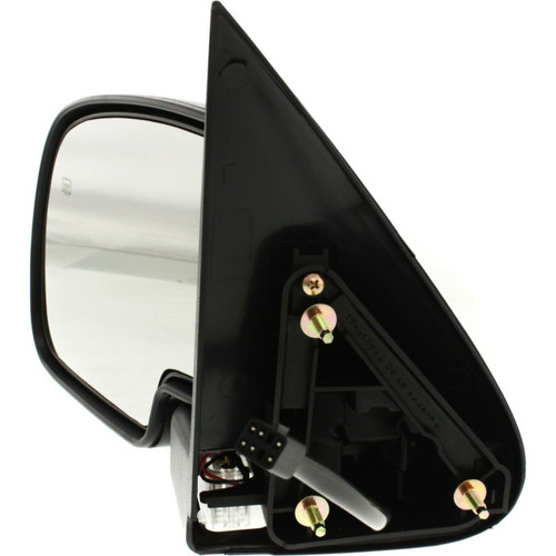 DOOR MIRROR LH POWER HTD W/MANUAL FOLDING W/PUDDLE LAMP TEXTURED REPLACEMENT FOR CADILLAC ESCALADE 2002 PARTSLINK NUMBER  GM1320247