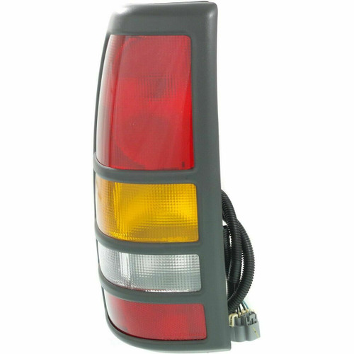 TAIL LAMP LH 3500 BLACK BEZEL HQ REPLACEMENT FOR CHEVROLET PICKUP CHEVY SILVERADO - (1500 1999-2013) (2500-3500 1999-2010) 2001 PARTSLINK NUMBER  GM2800166