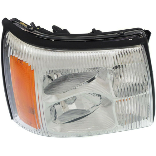 HEAD LAMP RH HQ REPLACEMENT FOR CADILLAC ESCALADE 2002  PARTSLINK NUMBER GM2503232