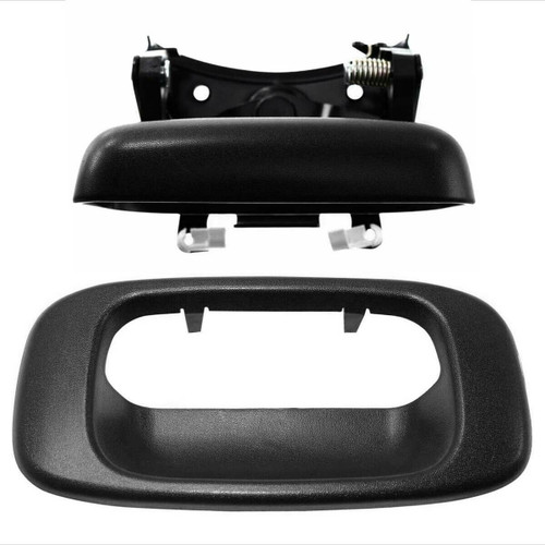 TAILGATE HANDLE BLACK REPLACEMENT FOR CHEVROLET PICKUP CHEVY SILVERADO - (1500 1999-2013) (2500-3500 1999-2010) 2001 PARTSLINK NUMBER  GM1915105
