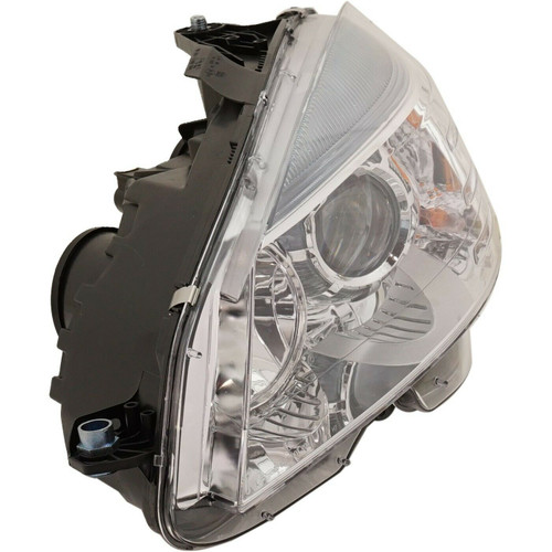 HEAD LAMP LH W/CHROME RING FROM 09/02/2007 CAPA REPLACEMENT FOR MERCEDES C300 - 2008-2016  2010 PARTSLINK NUMBER  MB2502163C