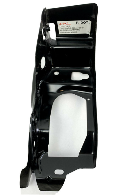 HEAD LAMP MOUNTING PANEL RH REPLACEMENT FOR CHRYSLER SEBRING SEDAN 2001 PARTSLINK NUMBER  CH1221118