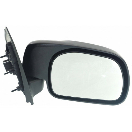 DOOR MIRROR RH MANUAL TEXTURED PADDLE DESIGN REPLACEMENT FOR FORD PICKUP F450 SUPERDUTY 2001 PARTSLINK NUMBER  FO1321217