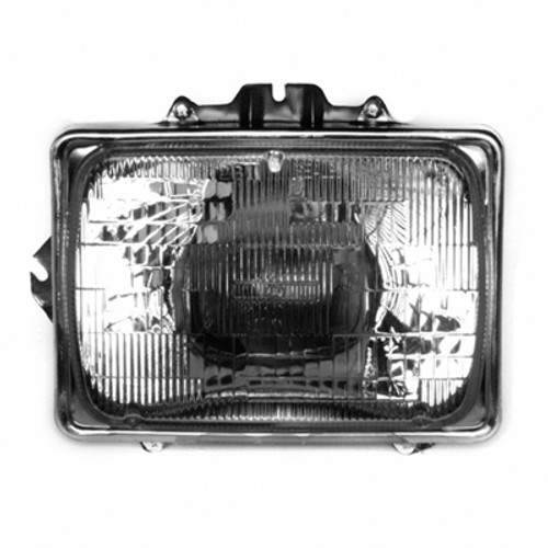 HEAD LAMP LH STANDARD SEALED BEAM HQ REPLACEMENT FOR FORD PICKUP F450 SUPERDUTY 2001 PARTSLINK NUMBER  FO2500126