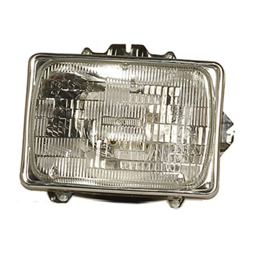HEAD LAMP RH STANDARD SEALED BEAM HQ REPLACEMENT FOR FORD PICKUP F550 SUPERDUTY 2001 PARTSLINK NUMBER  FO2501126
