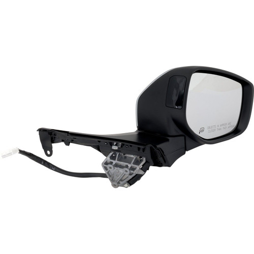 DOOR MIRROR RH POWER SATIN CHROME HTD W/BLIND SPOT/POWER FOLD/MEMORY/SIGNAL  REPLACEMENT FOR SUBARU LEGACY 2020 PARTSLINK NUMBER SU1321188